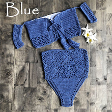 Load image into Gallery viewer, Crochet High Swimwear
