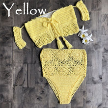 Load image into Gallery viewer, Crochet High Swimwear
