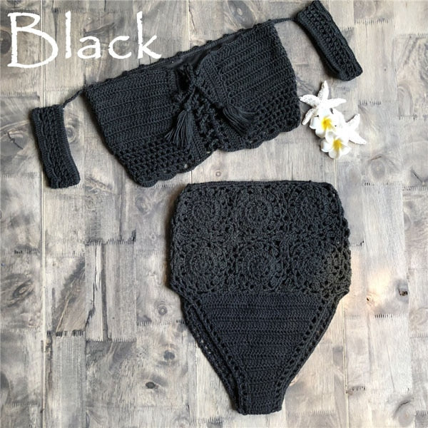 Crochet High Swimwear